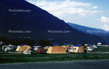 Campsite in Europe, Tents