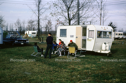 Mac & Olive McArthur Trailer, Campers Gathering, 1960s
