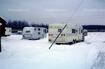 Snow, Ice, Cold, Winter, Trailer, 1960s