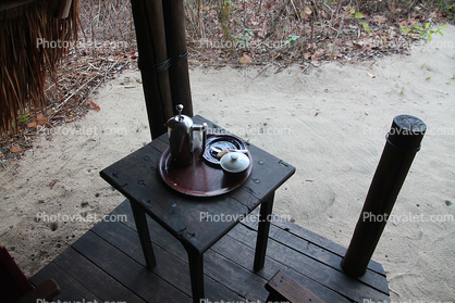 teatime in the morning, Glamping, Beach, Tanzania