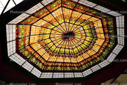 Stamford Court Hotel, Stained Glass, Center