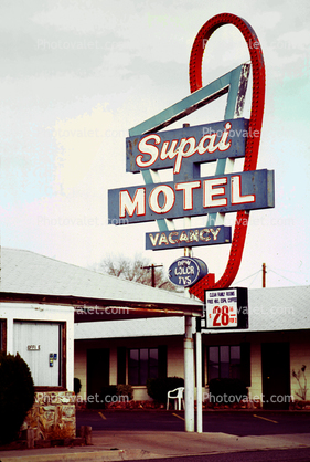 Supai Motel sign