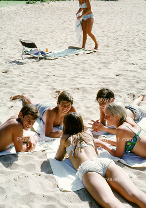 Boys and Girls on the Beach