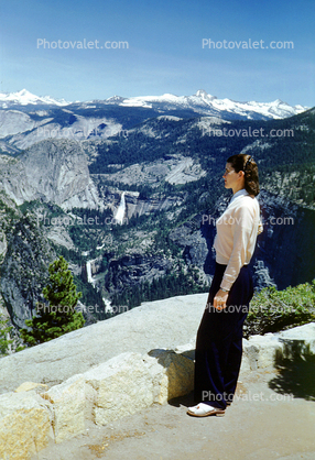 Sierra-Nevada Mountains, Yosemite, 1950s