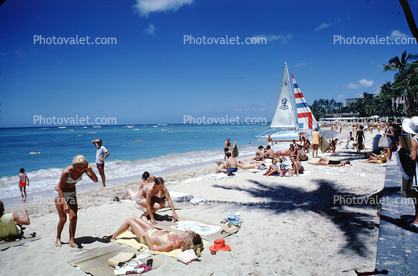 Waikiki Beach, 1960s