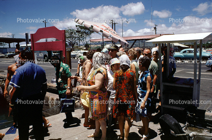 Crowd of Women, Pearl Harbor, Honolulu, 1960s