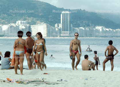 People at Copacabana, Rio de Janeiro