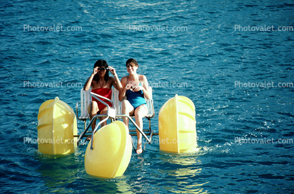 Tricycle Peddle Boat, floating, Cancun