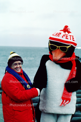 Eva Krutein with Polar Pete Panguin