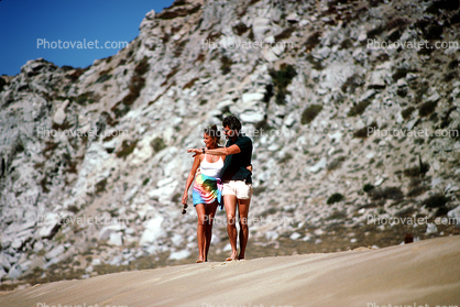 Couple on Beach, Beach, sand