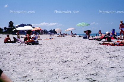 Beach, sun worshippers, sand
