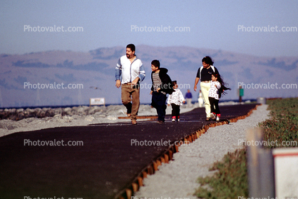 walking, path, Coyote Point County Recreation Area, San Mateo, California