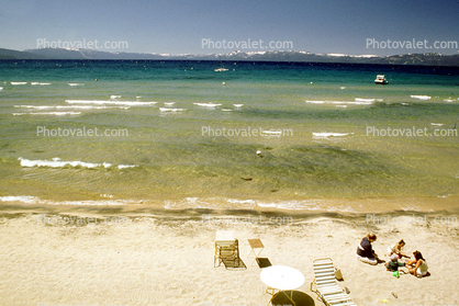 summer, summery, Exterior, Outdoors, Outside, Water, Beach, sand, north Lake Tahoe