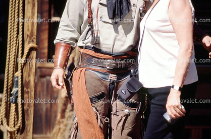 Cowboy, Chaps, Belt, suspenders
