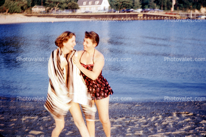 Long Island, 1950s, Beach, Sand