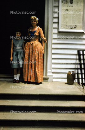 Colonial Woman, Dress, Costume, 1950s
