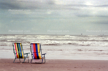 Beach, Sand, Ocean, chair, 1950s