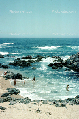 Beach, Sand, Ocean, 1977, 1970s