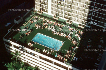 Rooftop Swimming Pool, parking garage
