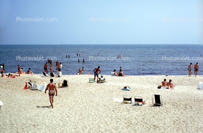 Beach, Sand, Martha's Vineyard, Massachusetts, 1960s