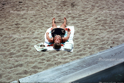Beach, Sand, Martha's Vineyard, Massachusetts, 1970s