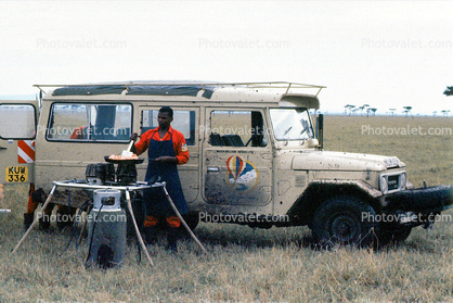 Land Rover, Kenya, Masai Mara Game Preserve, 1970s