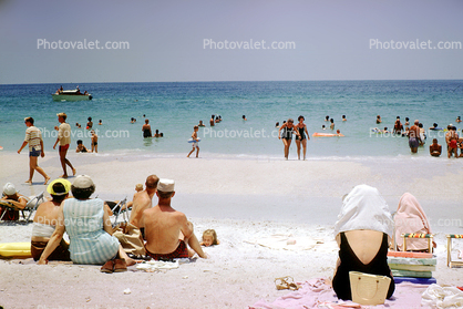 Beach, Sand, Sunny, 1950s