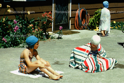 Backyard, Sunny, Suntan, 1969, 1960s