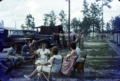 Roadside Gathering, 1940s