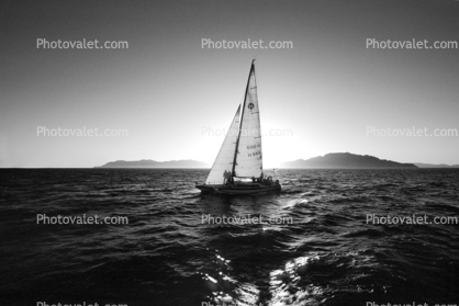 Sailing in the San Francisco Bay, Angel Island