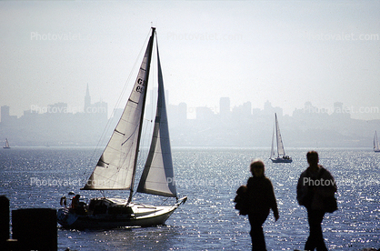 The view of SF Skyline from Tiburon