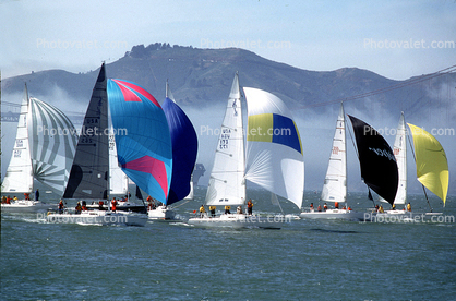 Spinnakers in the Wing and Fog