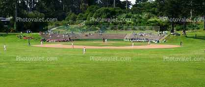 Field, Baseball Game, Panorama, People, crowds, overcrowded, population, relaxing