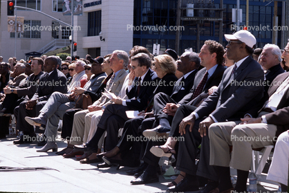 Willie Brown, Willie Mays Plaza Dedication, 31 March 2000
