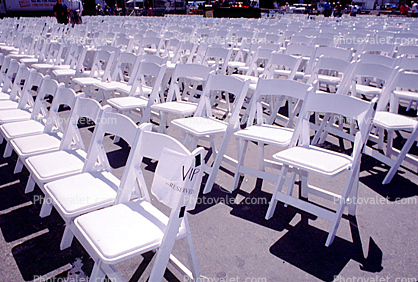 Empty Rows of Chairs