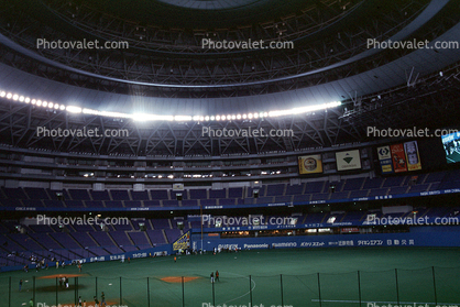 Empty Ballpark, Stadium, Osaka Japan