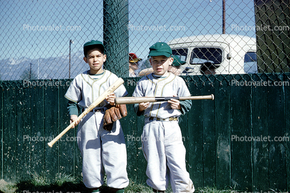 Boys, Retro, Little League Baseball, March 1958, 1950s