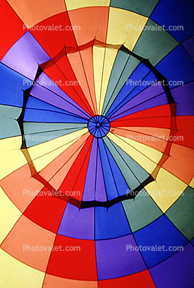 Circle Target, Circular Top, Snowmass Hot Air Balloon Festival, Aspen, Looking-Up Pattern