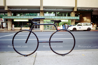 Bicycle Rack, street, road