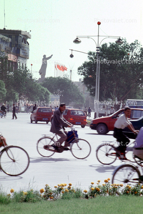 Street Scene, Bicyclist, riders
