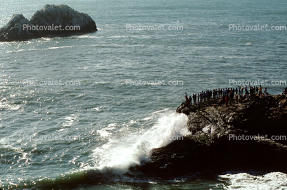 Seal Rock, Pacific Ocean, Waves
