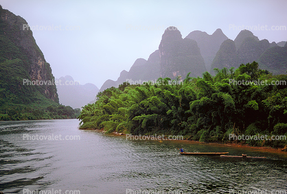 Yangtze River, Three Gorges Canyon, China, Raft, River, Water, Chunking River Gorge, Guilin Guangzi China