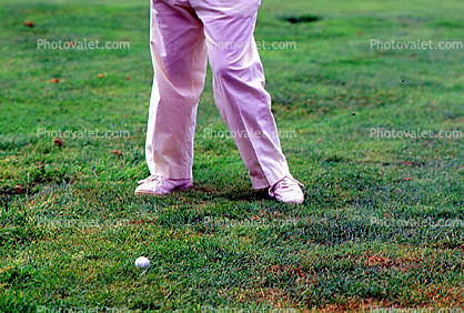 Woman, Putting, Golfer, Golf Course in Blaine, Washington State