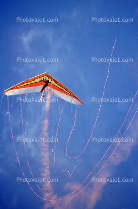 Fireworks, Smoke Trail, Stunt Flying, Flight, Airborne, Flag