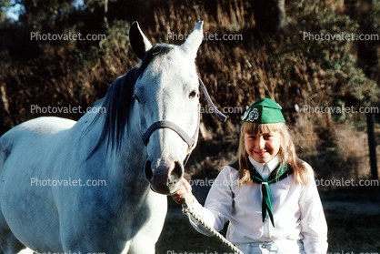 4H Girl and her Horse, uniform
