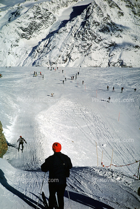 skier, path, Mountain Snow, Cold, Ice, Frozen, Icy, Winter, Exterior, Outdoors, Outside