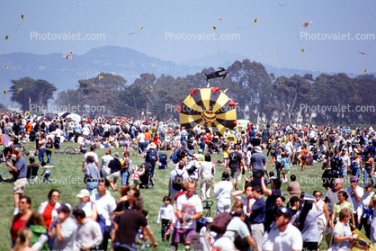 Crowds, People, Opening Day, Crissy Field, Celebration, 6th May 2001