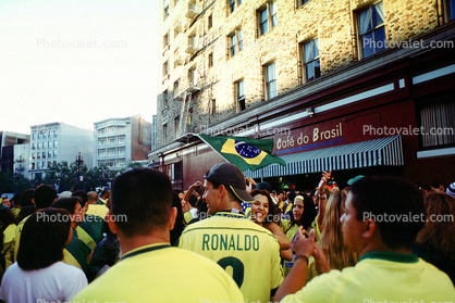 Brazil Soccer Victory Celebration