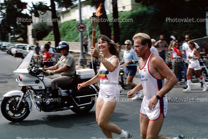 carrying the Olympic Torch, Eternal Flame