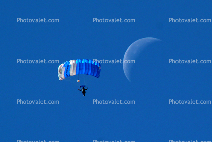 Moon, Ram Air Parachute, canopy, skydiving, diving